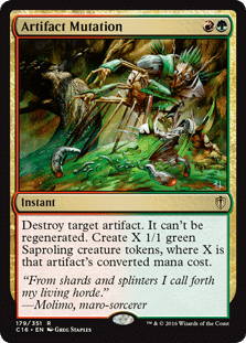 Artifact Mutation - Stable versus Situational Cards