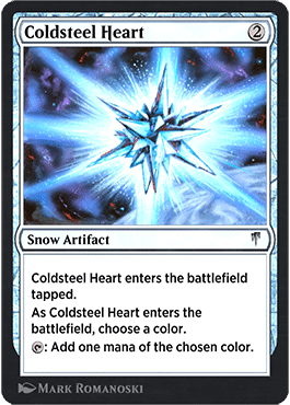 Coldsteel Heart - Mana