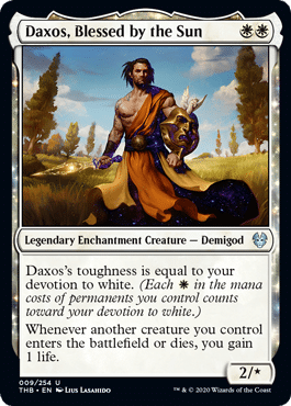 Daxos, Blessed by the Sun - Mana