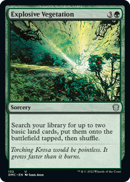 Explosive Vegetation - Mana