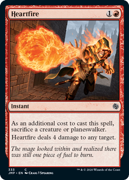 Heartfire - Cost in MTG Cards