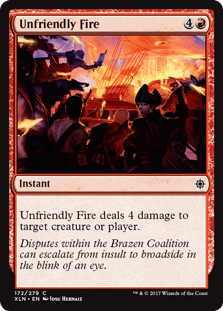 Unfriendly Fire - MTG's golden rule
