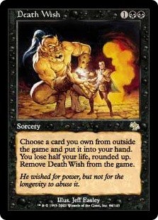 Death Wish - MTG Life Cost