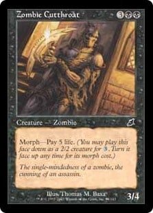 Zombie Cutthroat - Cost in Life